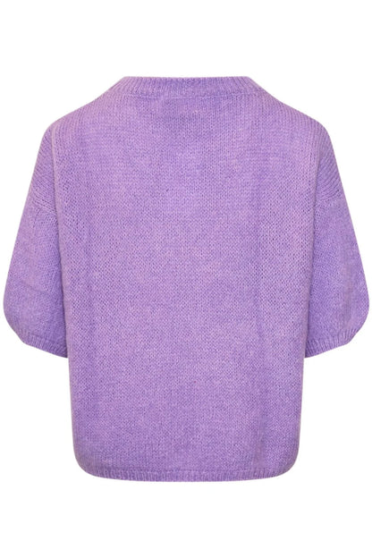 Mimi Wool Mix Jumper in Dark Lilac