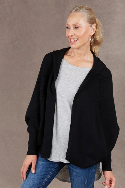 Eb &amp; Ive Nawi Cardigan in Ebony (ONE SIZE)