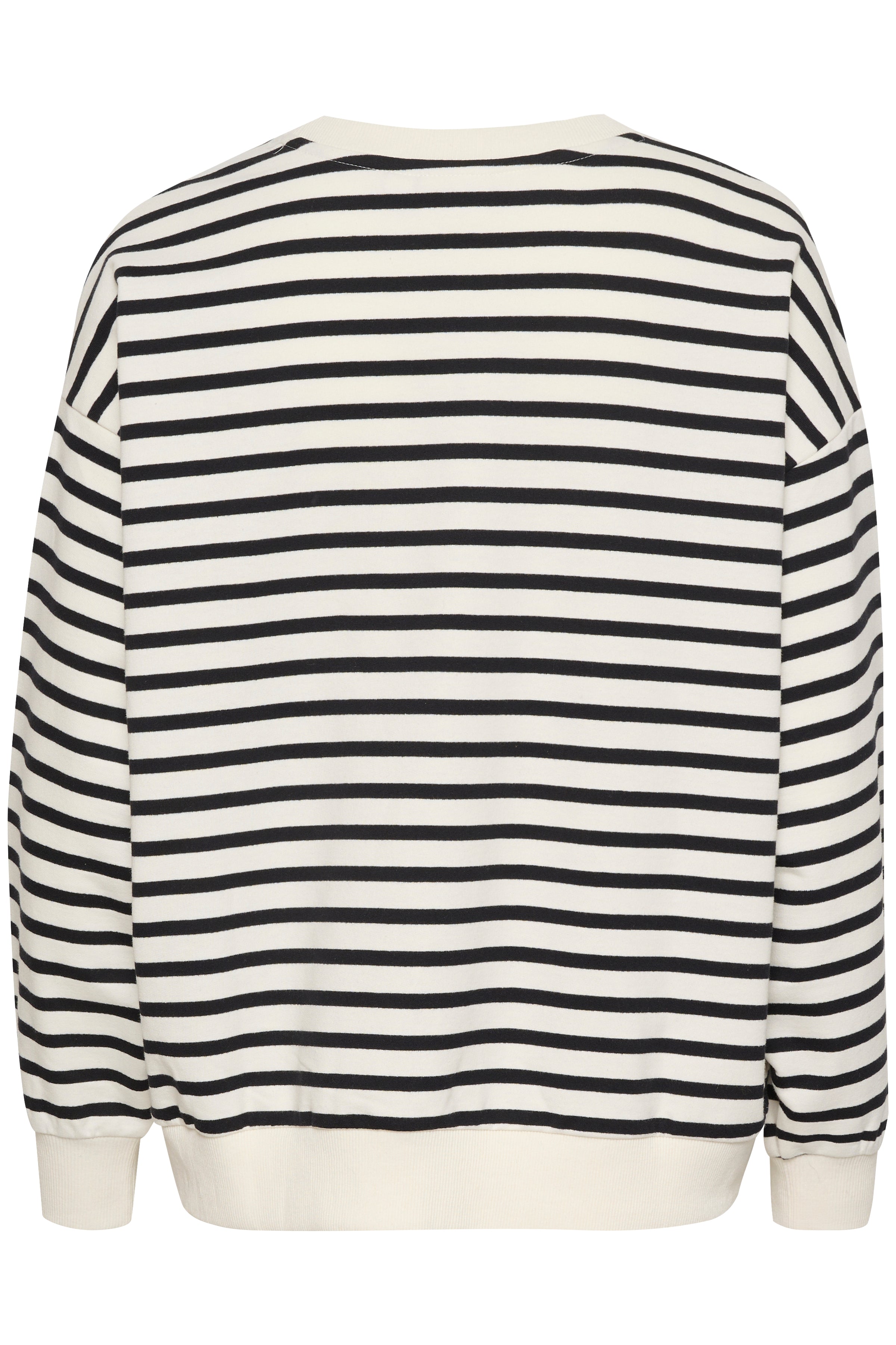 Saint Tropez Gila Striped Sweatshirt in Ice