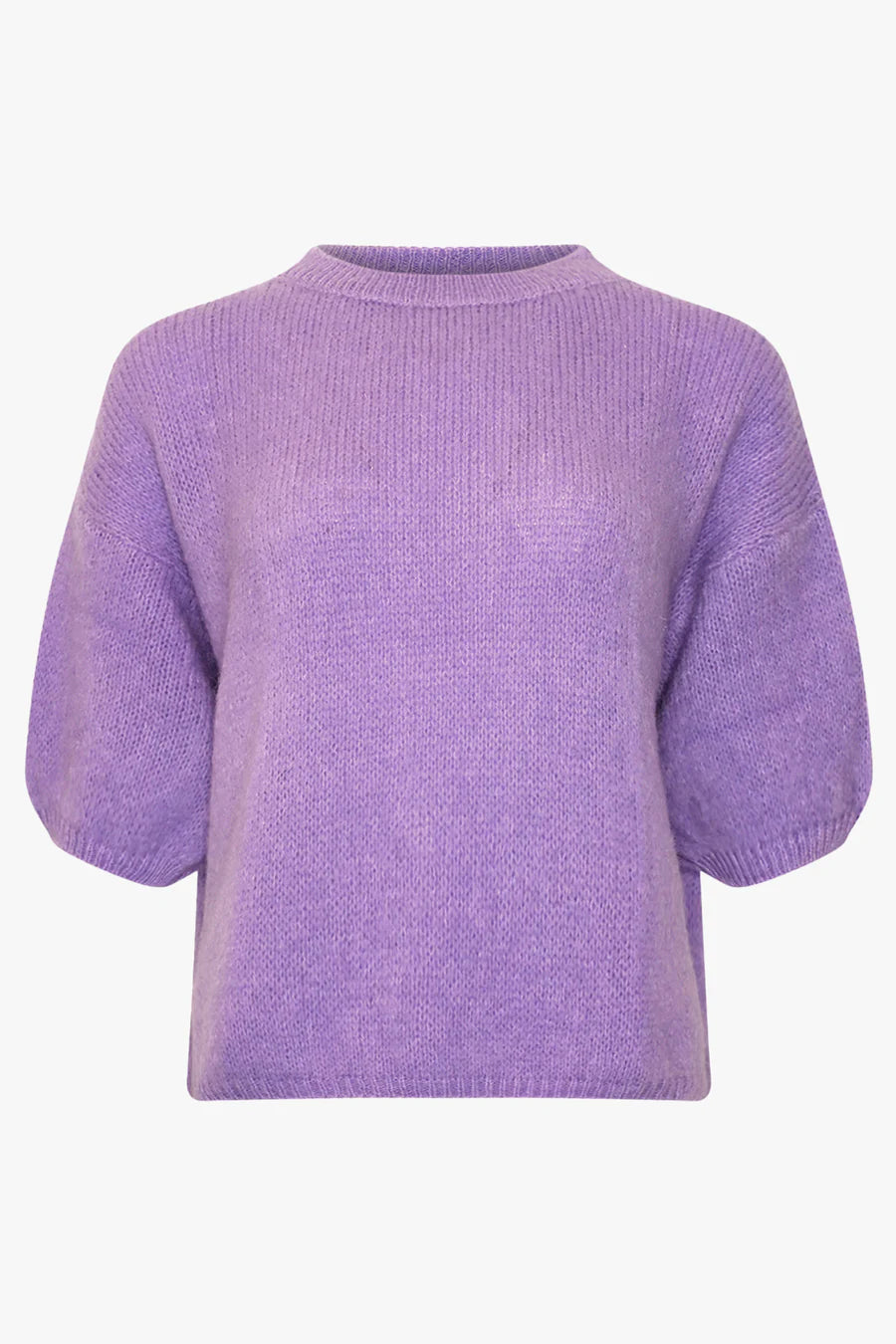 Mimi Wool Mix Jumper in Dark Lilac