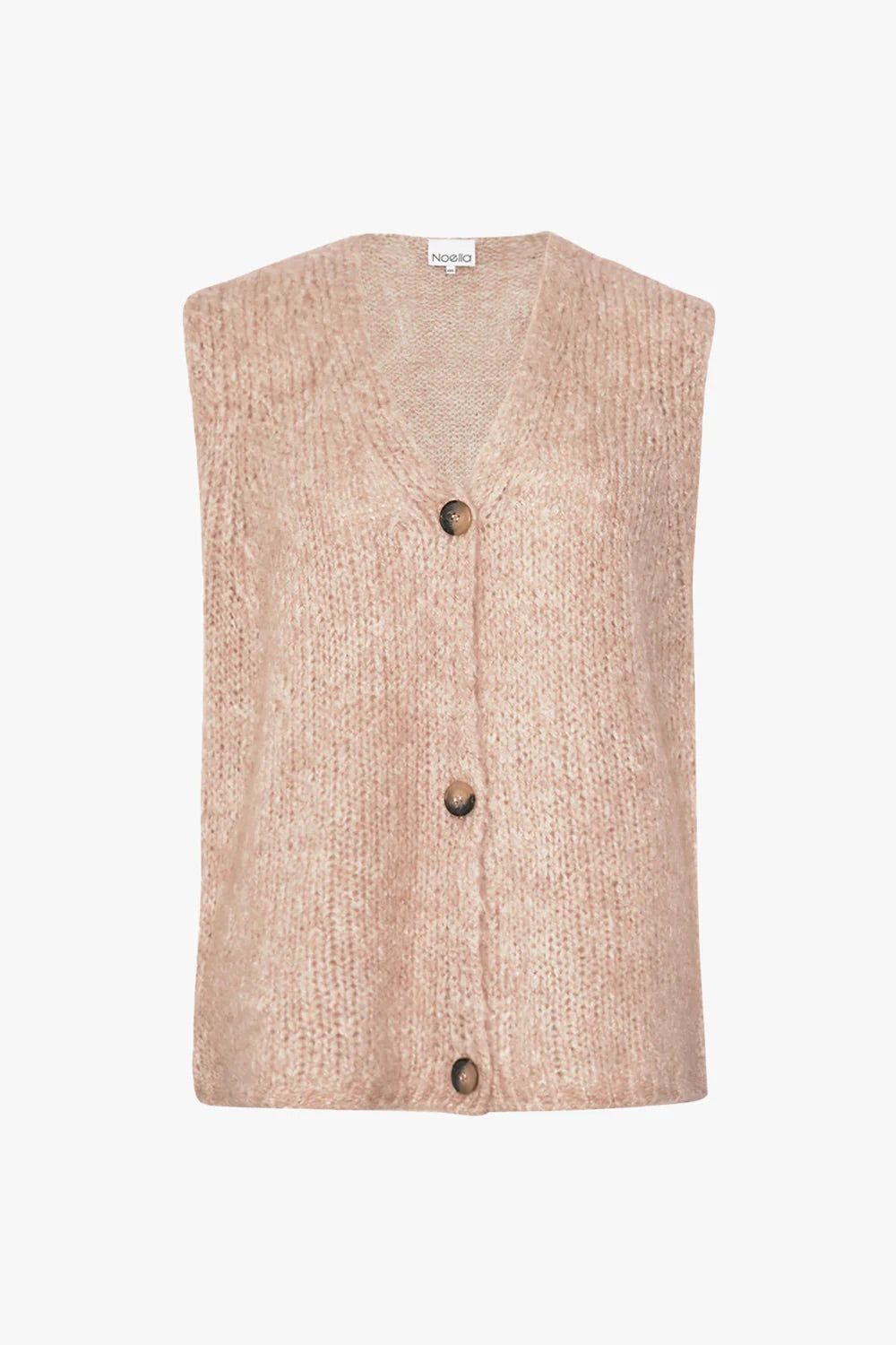 Jacey Knit Vest in Oatmeal