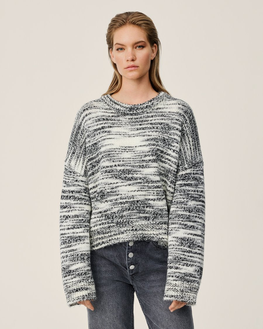 MSCH Anna Wool Pullover in Ice Black